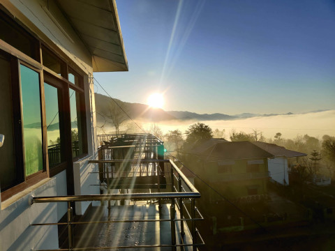 bir hotel with balcony