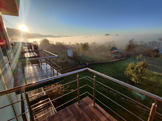 bir billing hotel balcony view